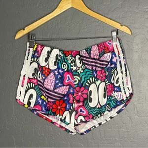 Adidas 3  Stripes Multicolor Shorts